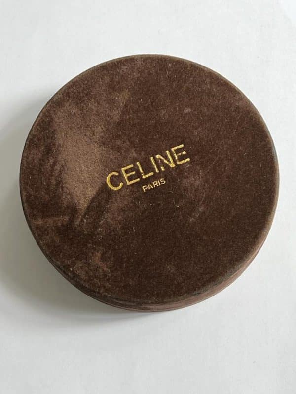 cÉline vintage sphere necklace & bracelet two tone set 1989 w/box