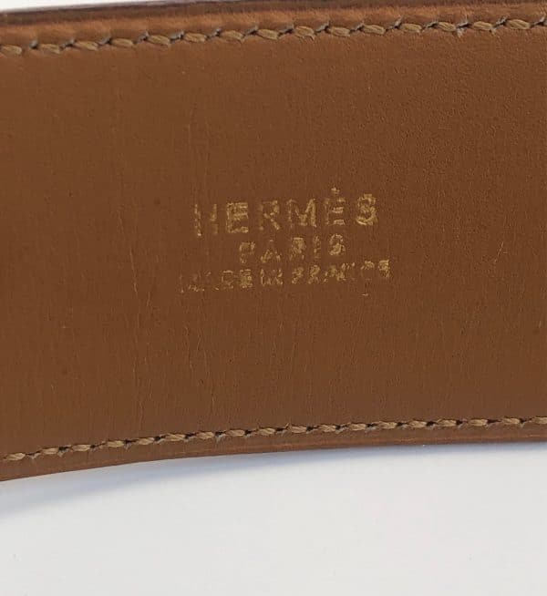 hermÈs 1991 collier de chien cdc médor vintage belt red ghw w/box