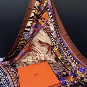 hermÈs silk scarf collector la femme aux semelles de vent by aline honoré 2009 w/box