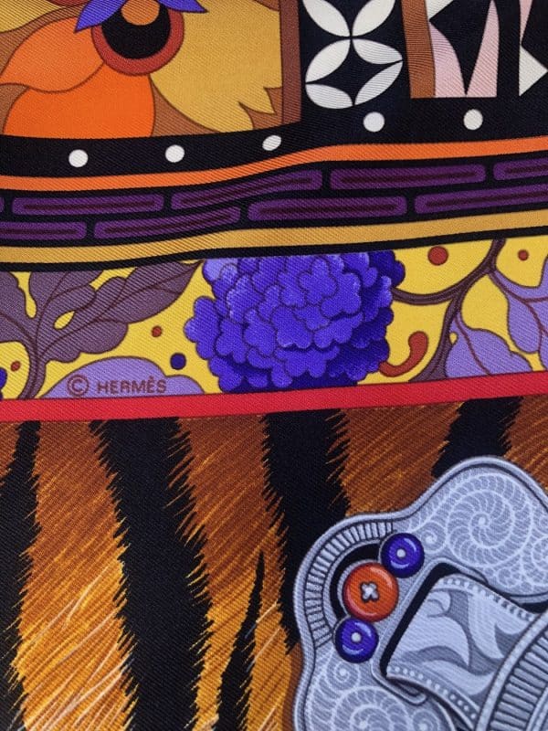 hermÈs silk scarf collector la femme aux semelles de vent by aline honoré 2009 w/box