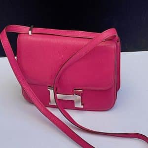 hermÈs constance 18 pink bag 2008 w/box
