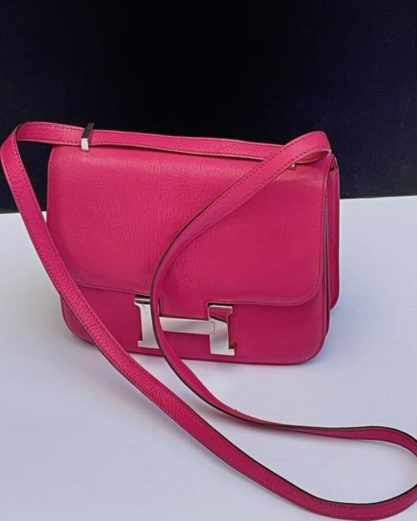 hermÈs constance 18 pink bag 2008 w/box