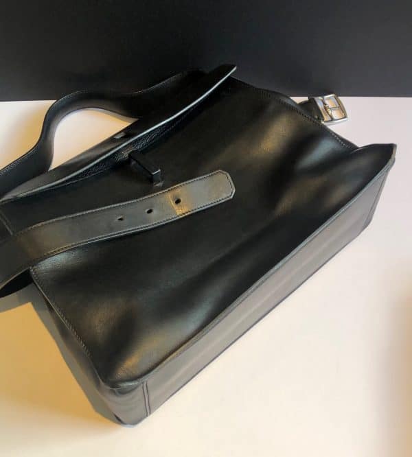 hermÈs 'etribelt' handbag in black leather 2012 w/box
