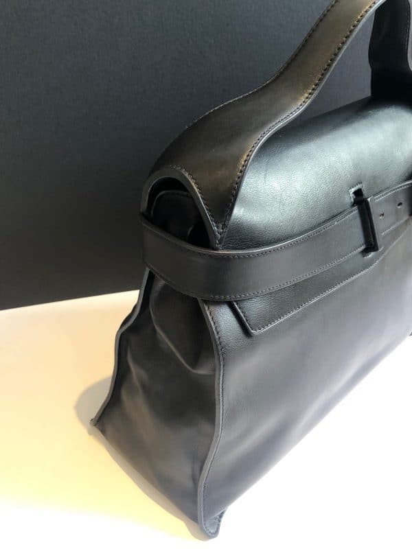 hermÈs 'etribelt' handbag in black leather 2012 w/box