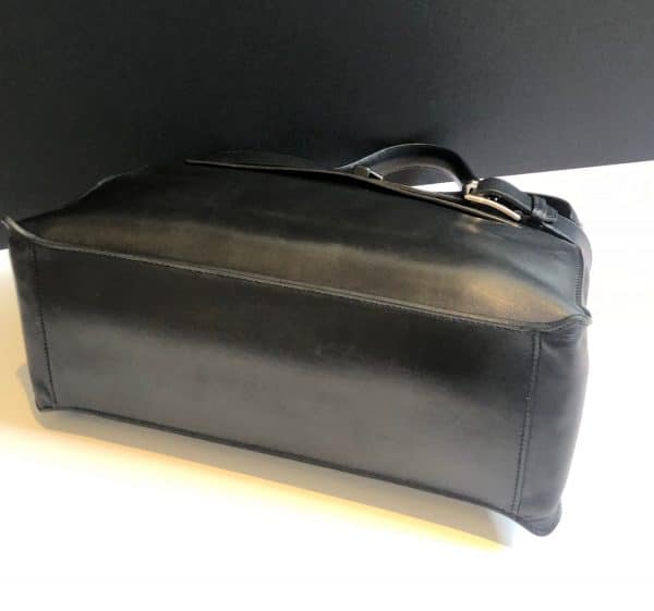 hermÈs 'etribelt' handbag in black leather 2012 w/box