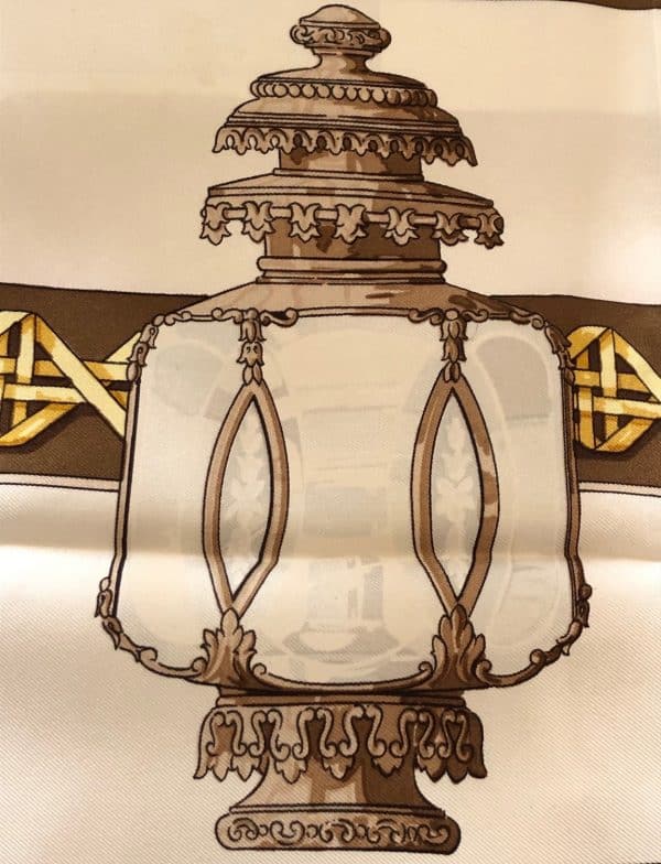 hermÈs silk scarf feux de route rare collector by caty latham 1971 w/box