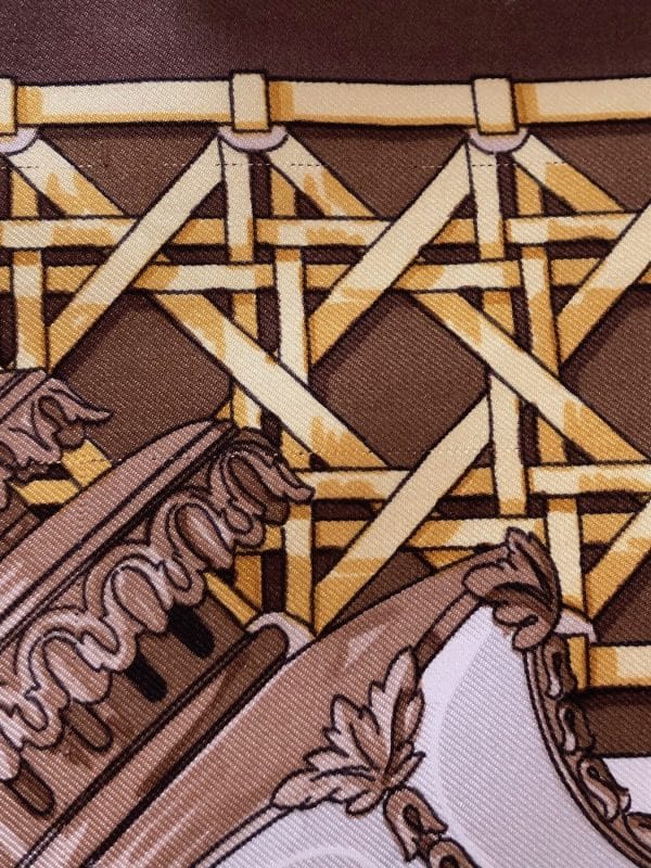 hermÈs silk scarf feux de route rare collector by caty latham 1971 w/box