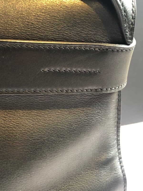 hermÈs 'etribelt' handbag in black leather 2012 w/box