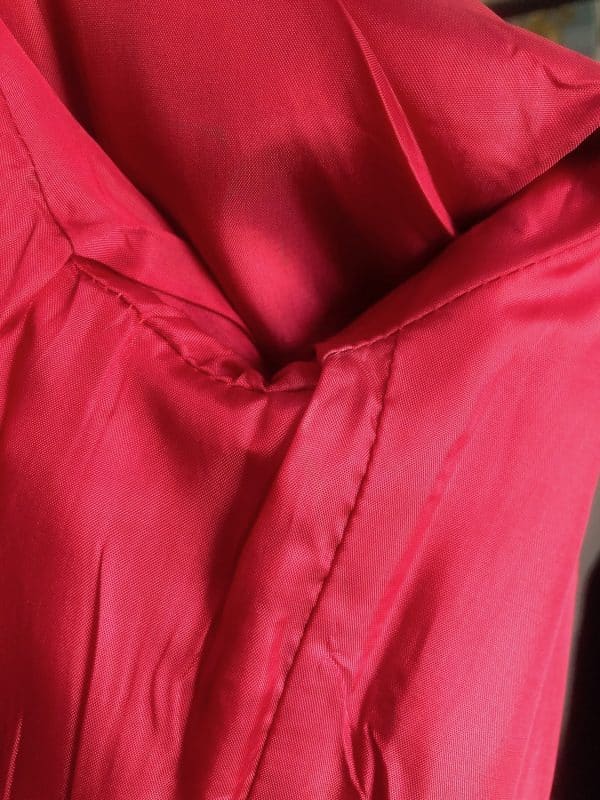 yves saint laurent vintage blazer red double breasted silk circa 1980s