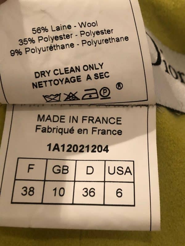 christian dior tweed fitted jacket burnt orange single breasted c.2000