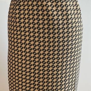 christian lacroix paris vintage geometry fitted skirt 1997