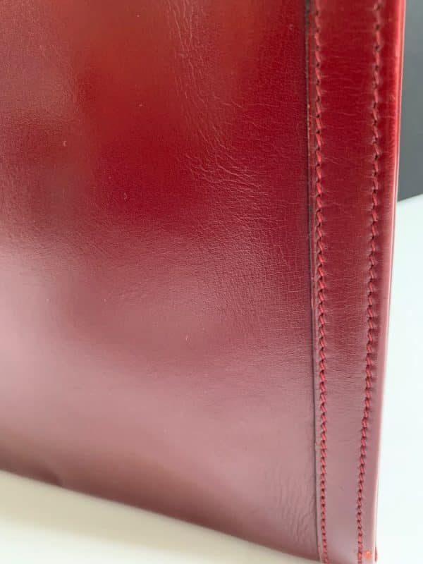 hermÈs 1979 jige clutch box leather vintage w/box