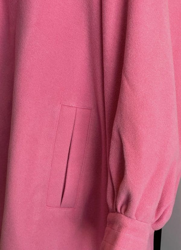 yves saint laurent vintage flare retro swing coat bell cuff sleeves c.1980s