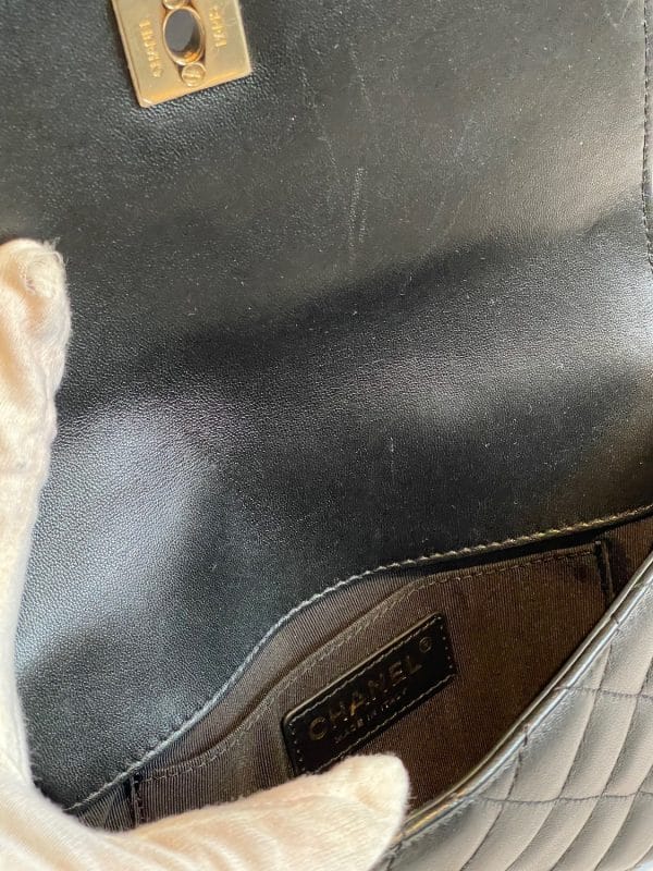 chanel double side pack leather bag 'la pausa' quilted c.2019 w/box coming soon