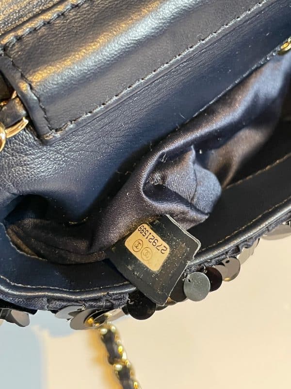 chanel multicolour sequins bag medium limited edition c.2019 w/box