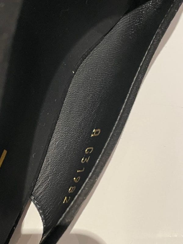 chanel slingback heels cc logo grosgrain black suede shoes pumps