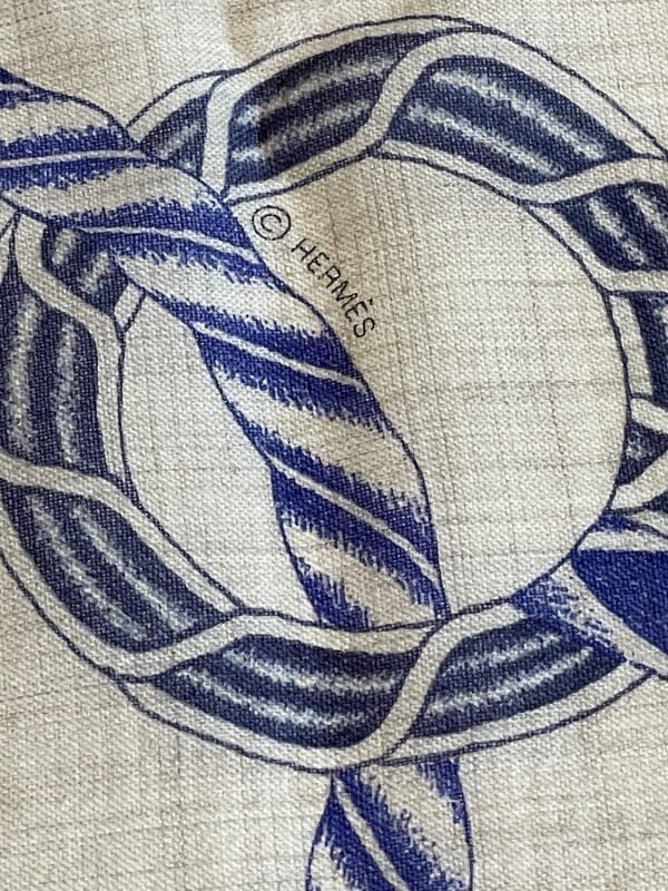 hermÈs robe du soir etole stole rectangle by florence manlik w/box