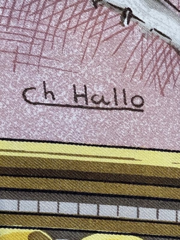 hermÈs vintage silk scarf chiens et valets by charles hallo 1963 collector w/box