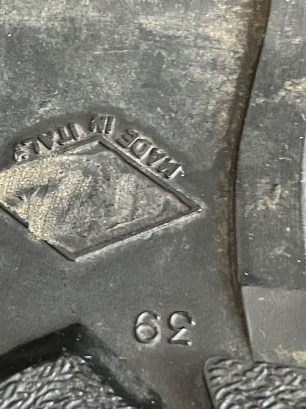 chanel wellington cc logo black rubber chanel boots fall winter c.1980