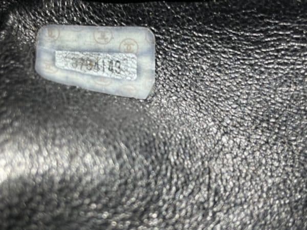 chanel vintage maxi timeless diamond quilted cc logo jersey black bag 1996