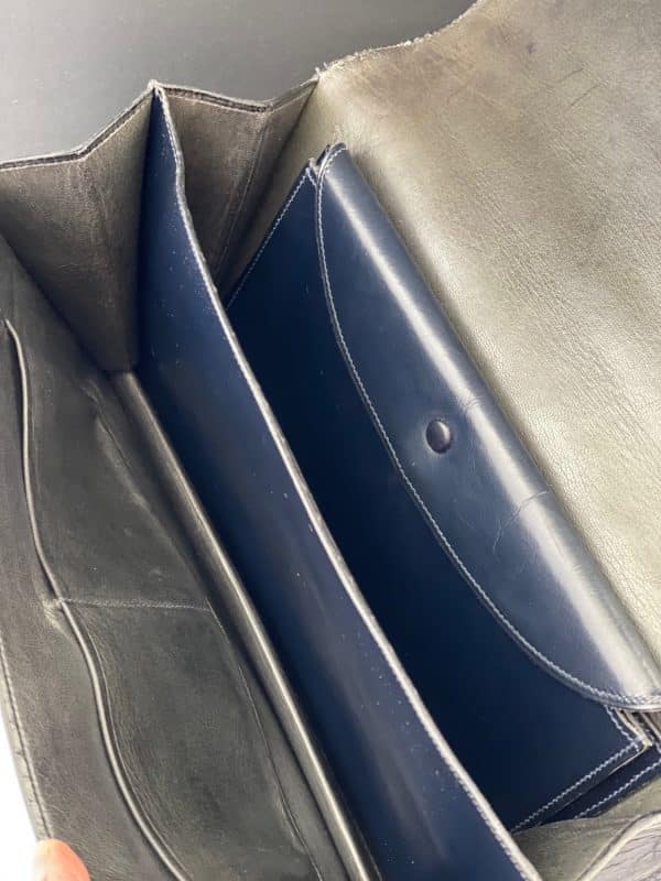 hermÈs vintage calf box leather chaîne d'ancre gold hardware bag w/box c.1960s