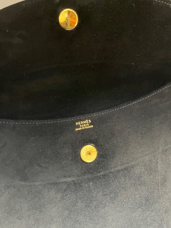 hermÈs vintage constance h rio clutch pochette black 1994