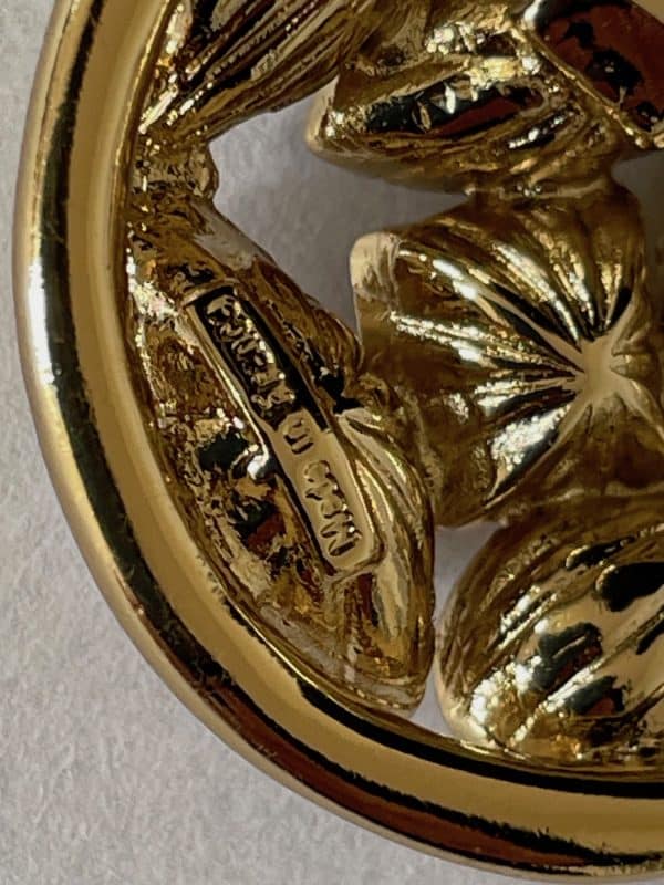 yves saint laurent haute couture oversized heart shaped brooch by robert goossens 1983