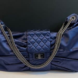 chanel large quilted 2.55 shoulder bag bow butterfly c.2008 2009