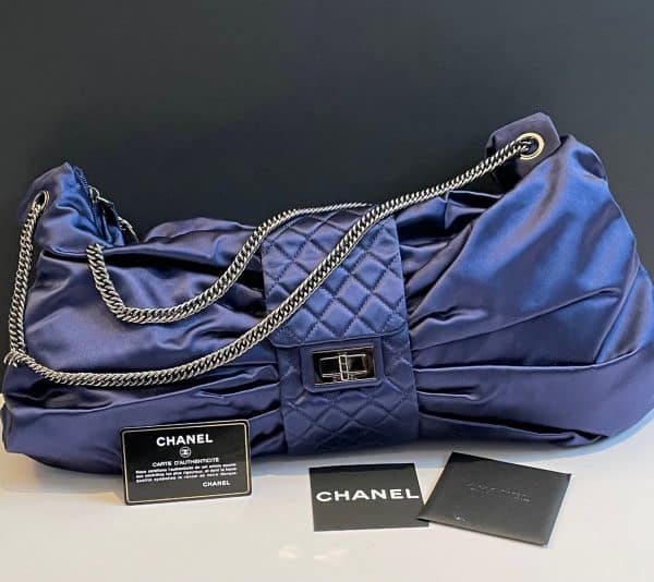 chanel large quilted 2.55 shoulder bag bow butterfly c.2008 2009