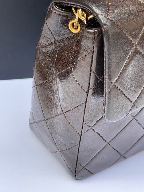 chanel vintage mini classic timeless bag cc logo c.1989 1990