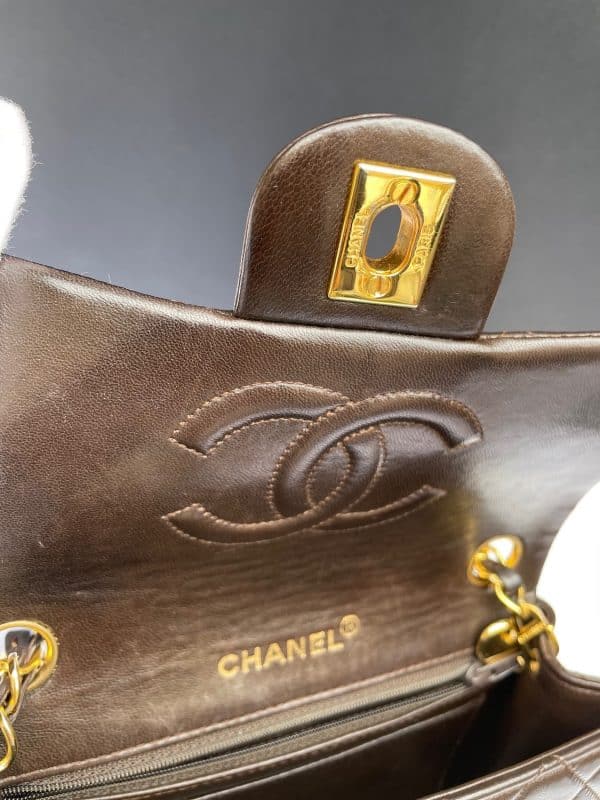 chanel vintage mini classic timeless bag cc logo c.1989 1990