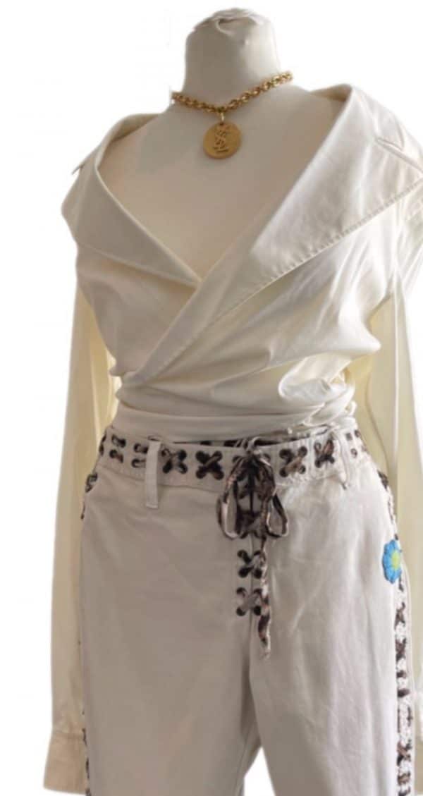 yves saint laurent by tom ford 2002 trousers pants mombassa safari collection