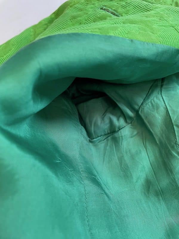 yves saint laurent vintage green damask jacket archives collection 1989