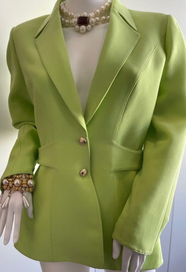 thierry mugler couture rare sculptural curved jacket blazer c.1990s