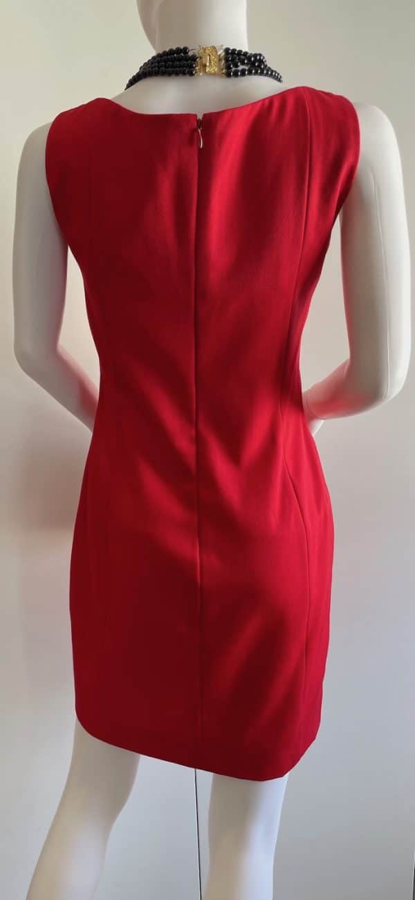 yves saint laurent vintage blazer dress suit red variation c.1994