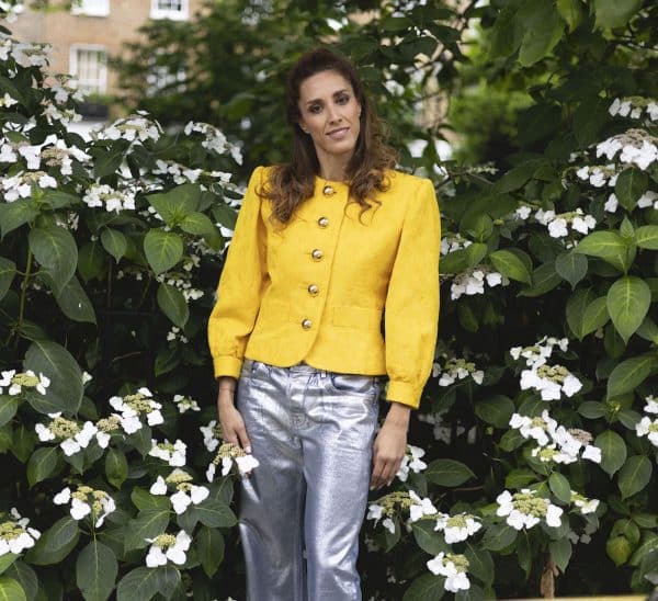 yves saint laurent vintage yellow damask jacket archives collection 1989