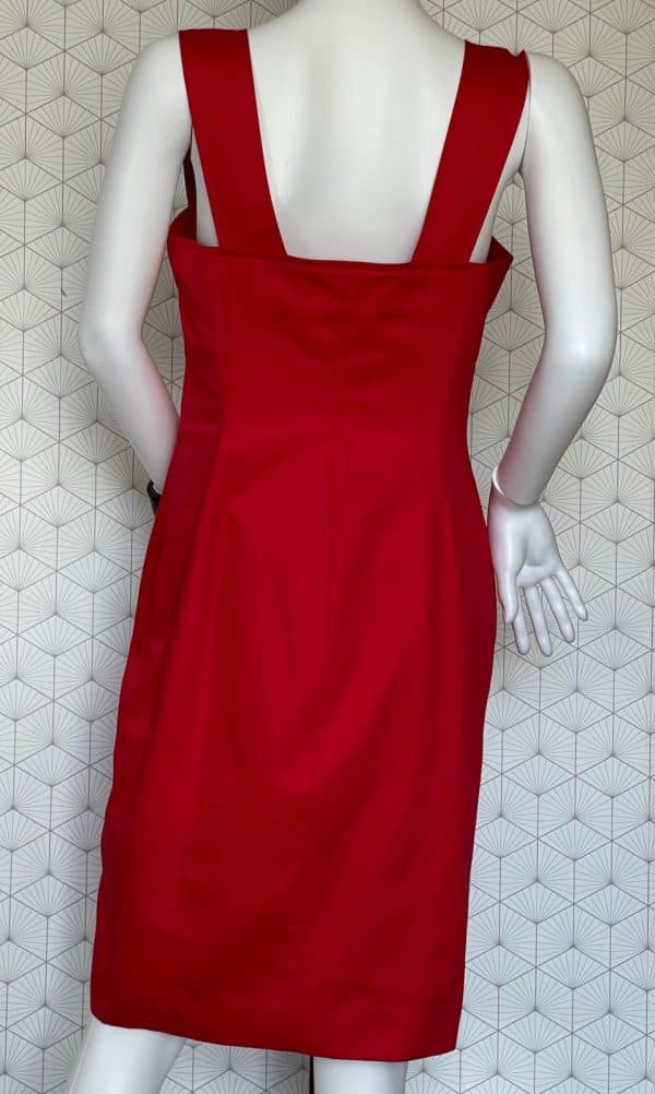 yves saint laurent variation vintage spencer red jacket dress day suit 1980s