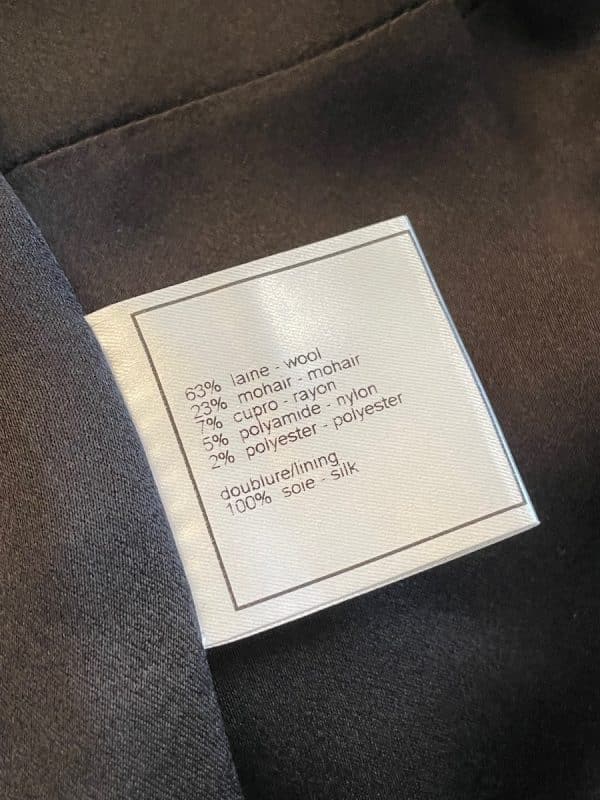 chanel coat iridescent tweed brown, black, gold & silver autumn 2003