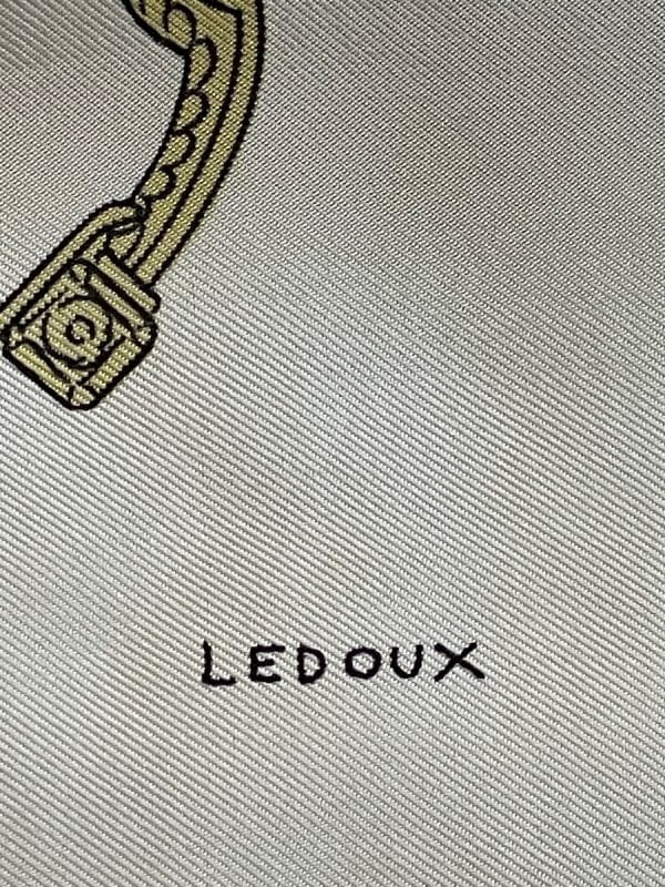 hermÈs vintage silk scarf springs pink gold by philippe ledoux c.1974 w/box