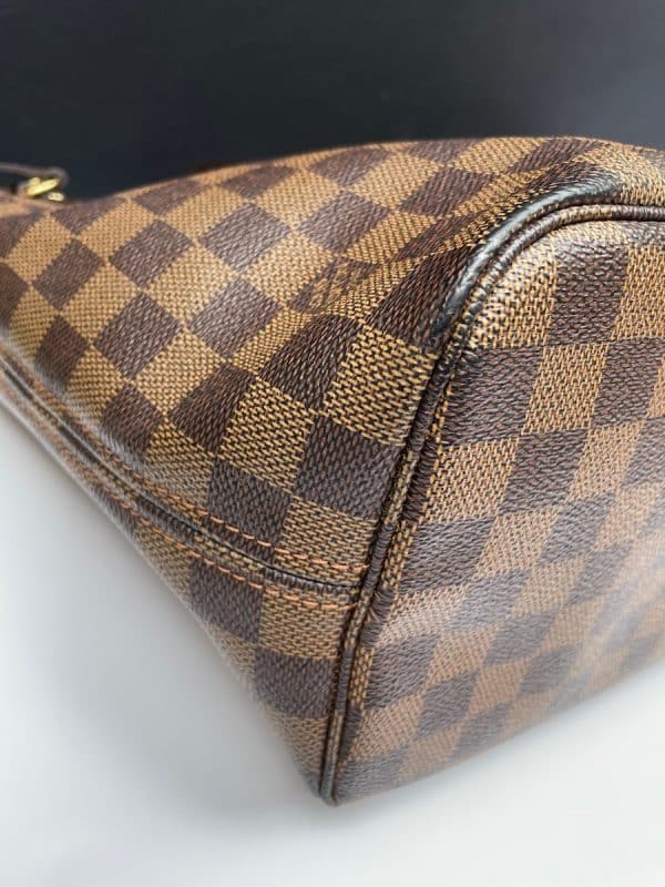 louis vuitton preowned neverfull mm tote bag damier ebene c.2008