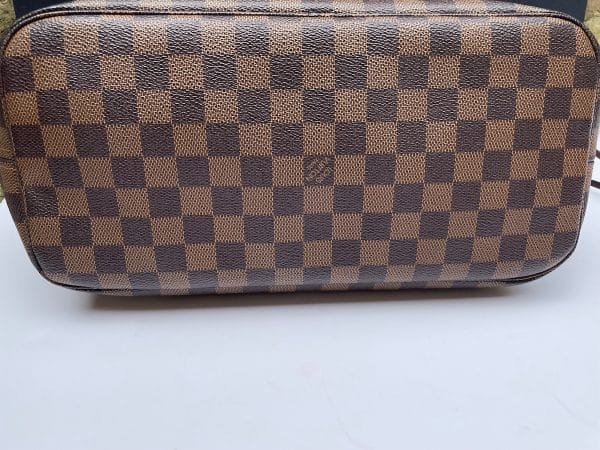 louis vuitton preowned neverfull mm tote bag damier ebene c.2008