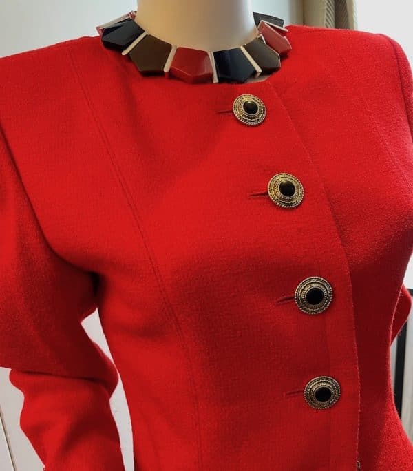 yves saint laurent vintage bakelite necklace limited edition ysl c.1970s