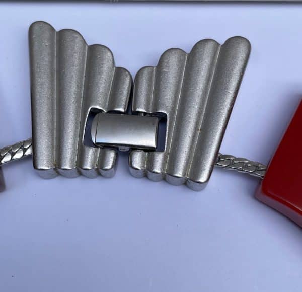 yves saint laurent vintage bakelite necklace limited edition ysl c.1970s