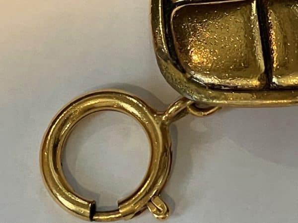 chanel vintage cc logo diamond quilted matelassé bracelet c.70s 80 w/box