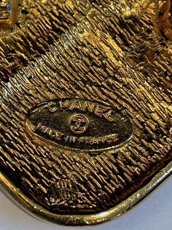 chanel vintage cc logo diamond quilted matelassé bracelet c.70s 80 w/box