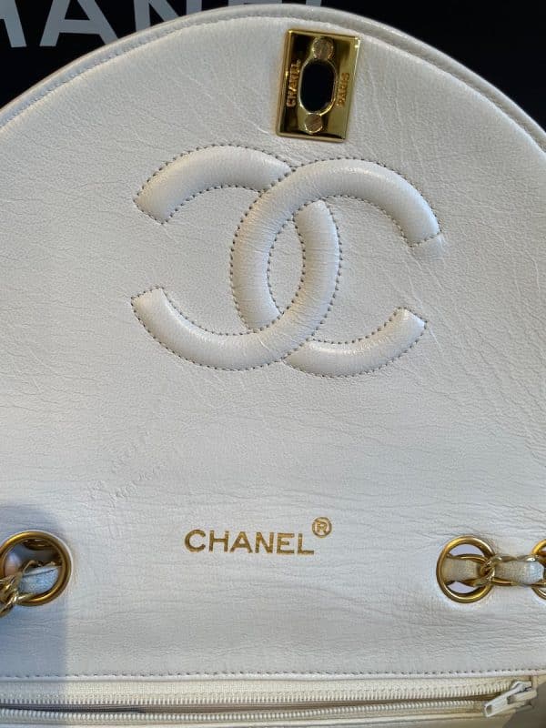 chanel vintage single flap timeless rare 24k shoulder bag lambskin 1986