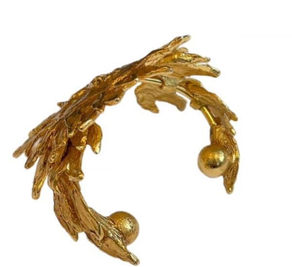 yves saint laurent by goossens sun cuff bracelet c.1988