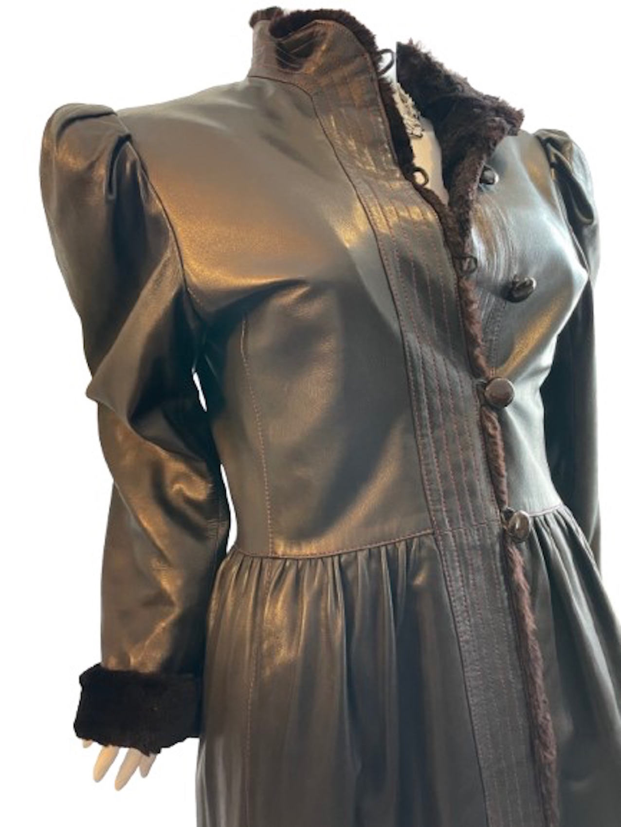 yves saint laurent coat russian collection haute couture autumn winter 1976