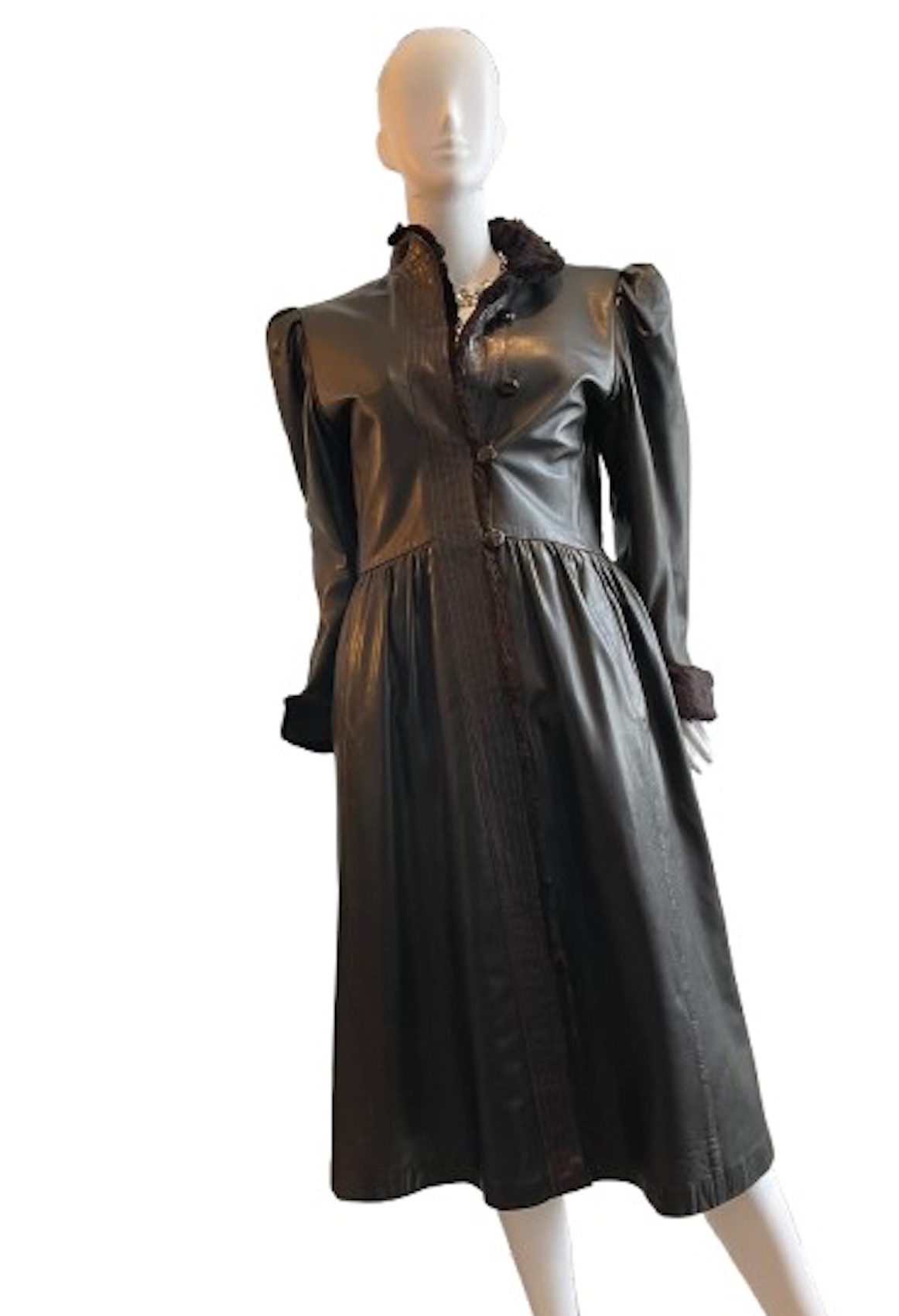 yves saint laurent coat russian collection haute couture autumn winter 1976