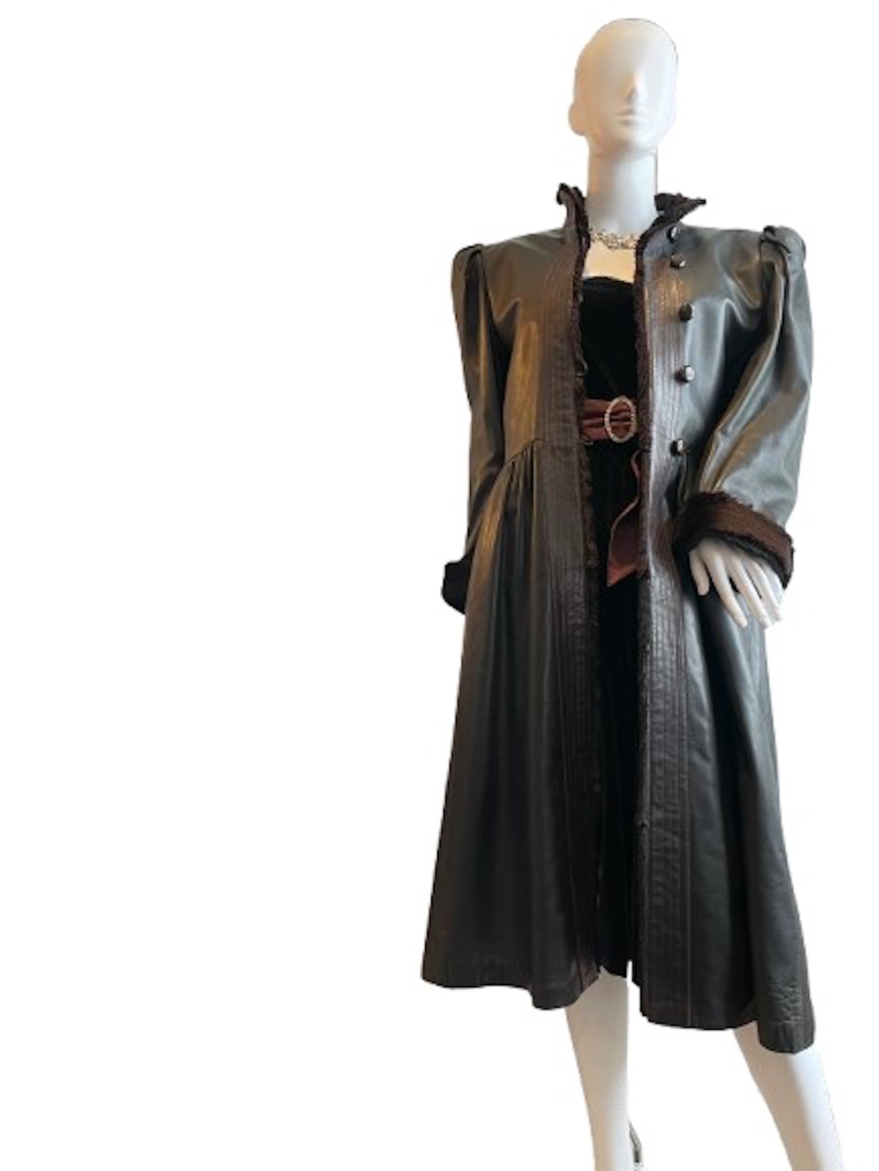 yves saint laurent coat russian collection haute couture autumn winter 1976